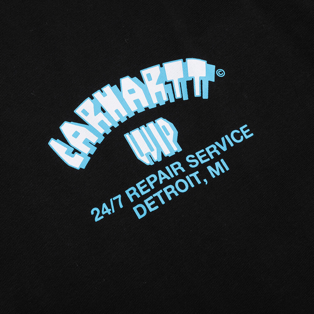 Super Tired S/S T-Shirt - Black - Image 3