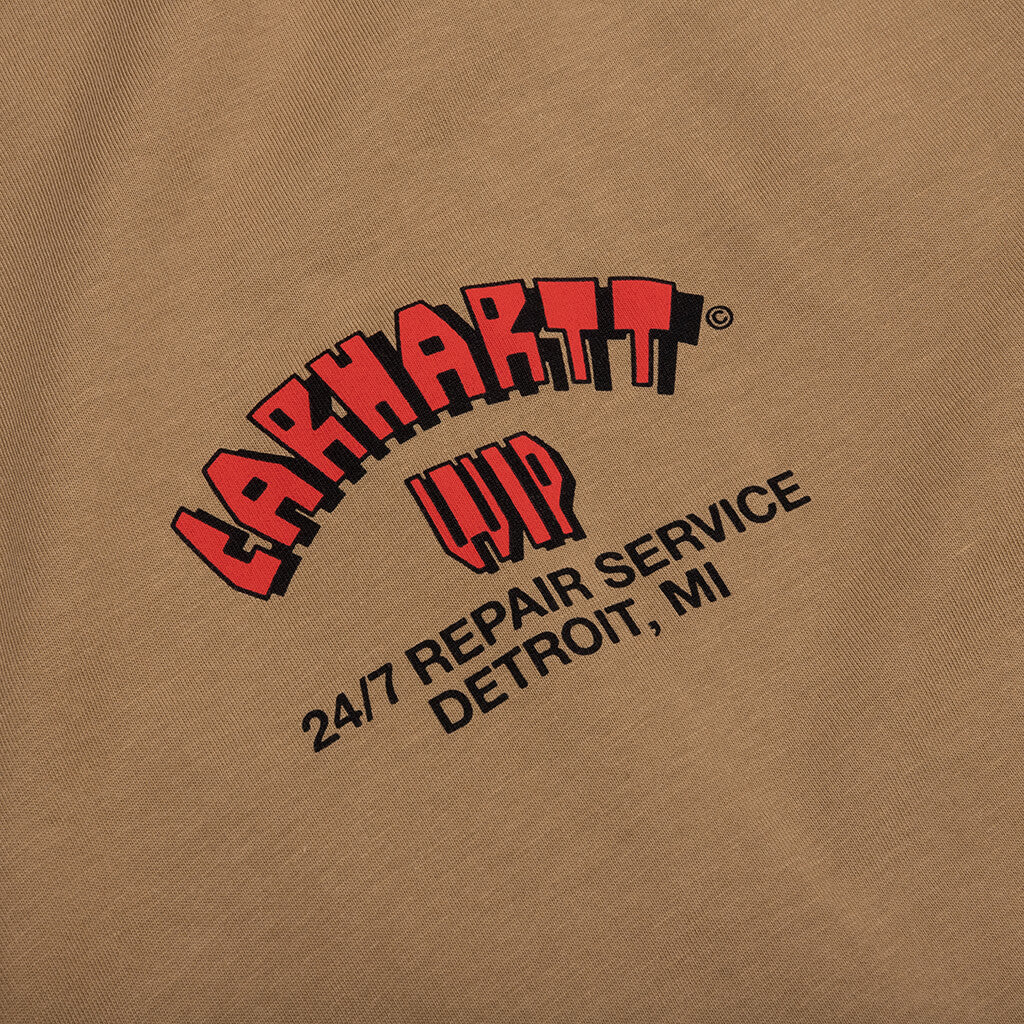 Super Tired S/S T-Shirt - Peanut - Image 3
