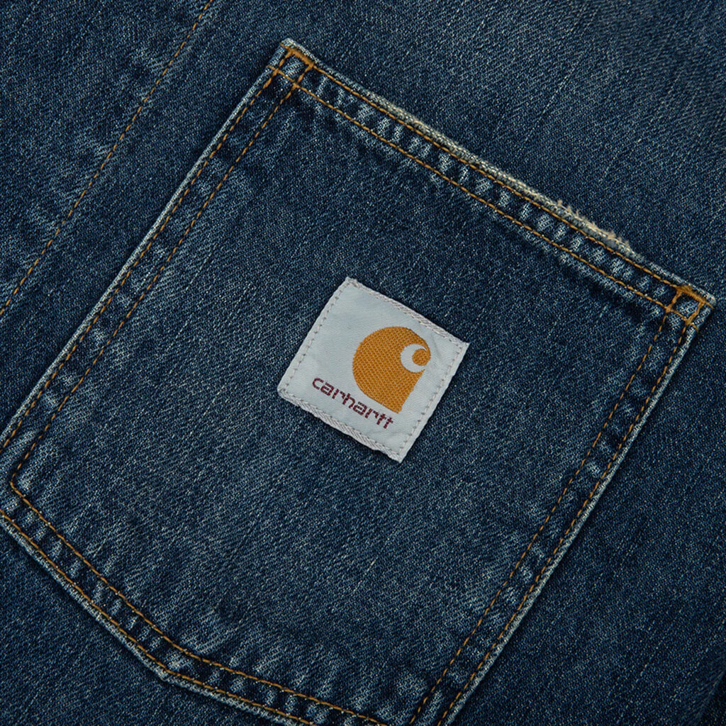 Warren Chore Coat - Blue/Dusty Hamilton Brown - Image 3