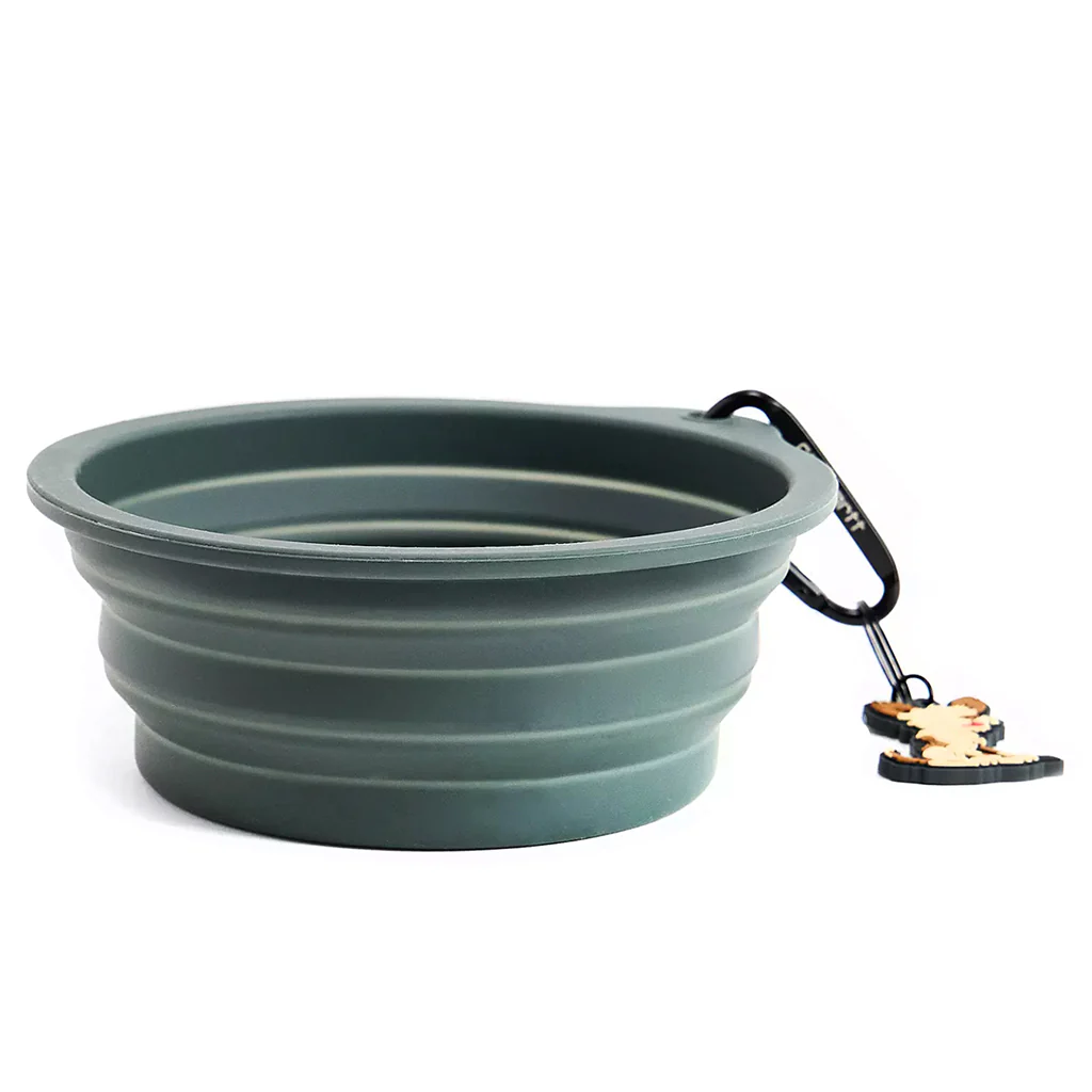 Wild Dog Foldable Bowl - Olive/Wax