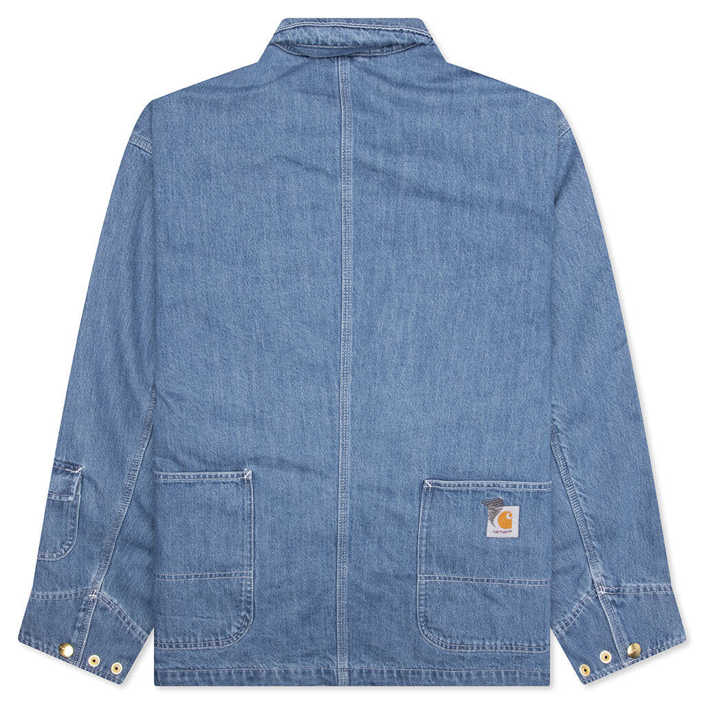 Carhartt WIP x Invincible Denim Chore Coat Max - Blue - Image 2