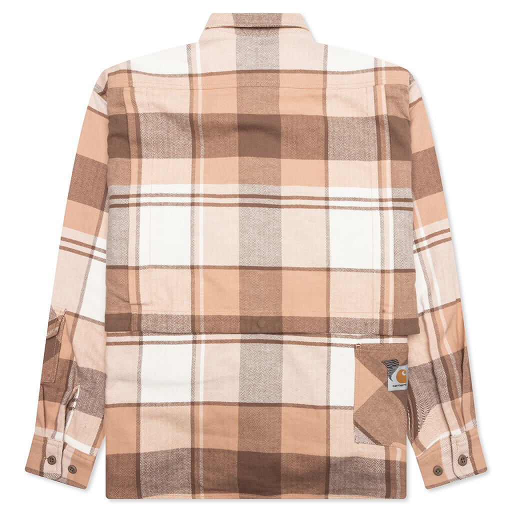 Carhartt WIP x Invincible L/S Work Shirt Max - Coca Mocha - Image 2
