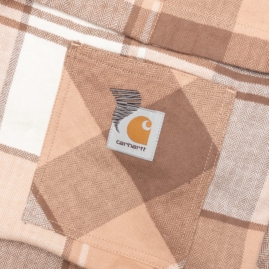Carhartt WIP x Invincible L/S Work Shirt Max - Coca Mocha - Image 4