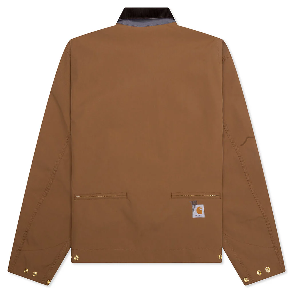 Carhartt WIP x Invincible Reversible Detroit Jacket Max - Hamilton Brown/Wolf Grey - Image 2