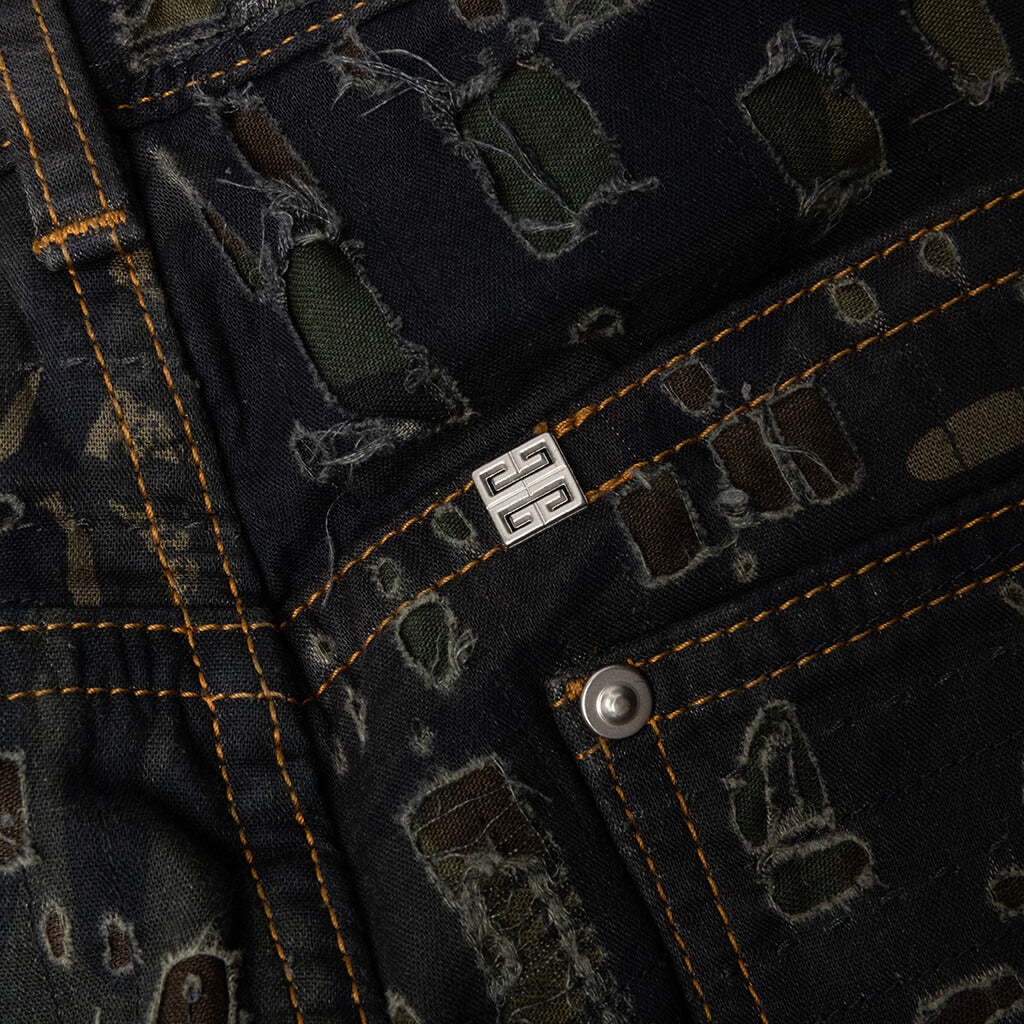 Carpenter Denim Trousers - Brown/Khaki - Image 6