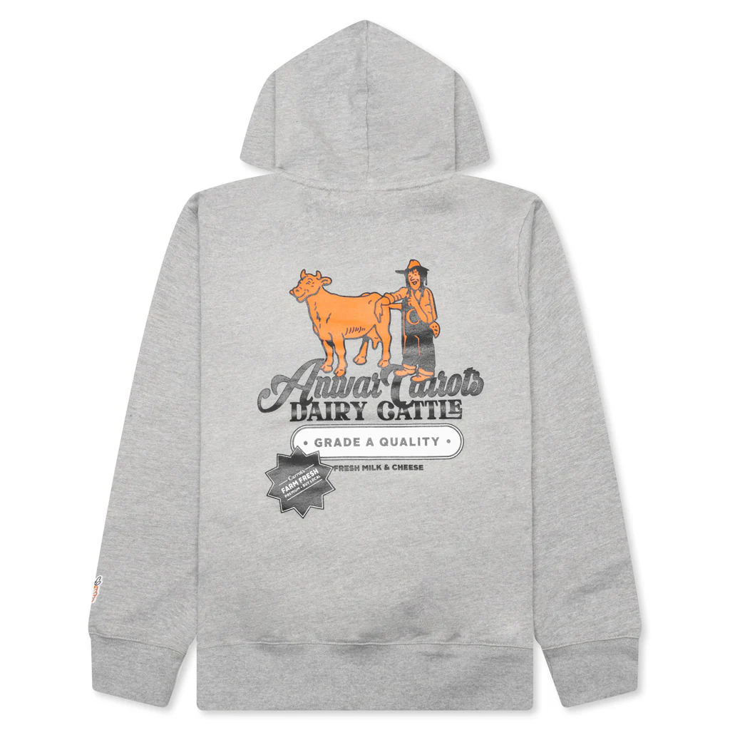 Carrots Dairy Hoodie - Heather - Image 2