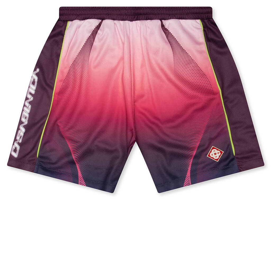 Aubergine Gradient Football Shorts - Aubergine Gradient