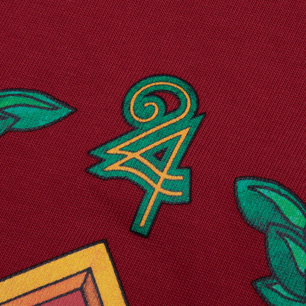 Casa Crest Printed T-Shirt - Red - Image 3