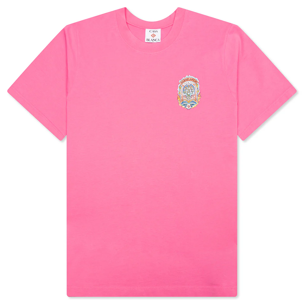 Casa Way Skate Printed T-Shirt - Pink