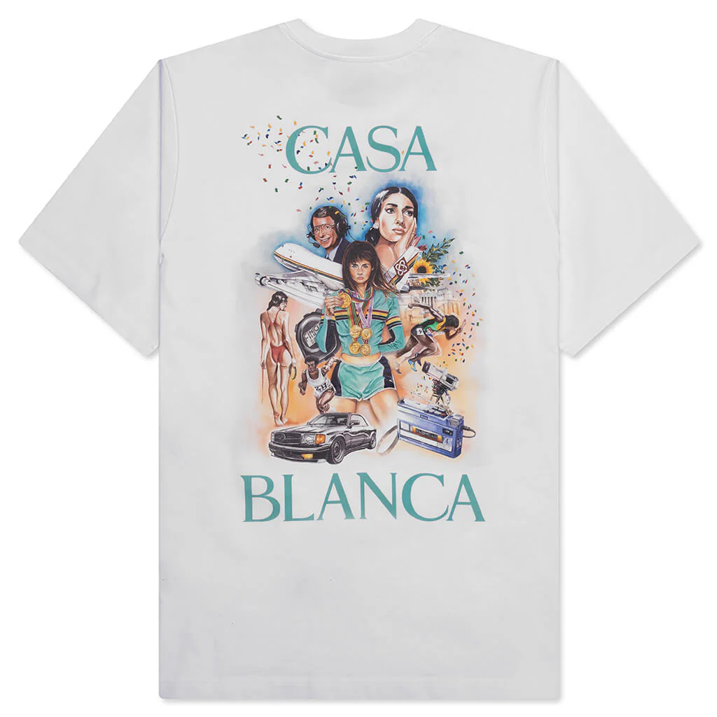 Celebration Du Sport Printed T-Shirt - White - Image 2
