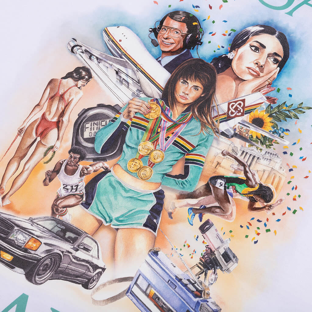 Celebration Du Sport Printed T-Shirt - White - Image 6