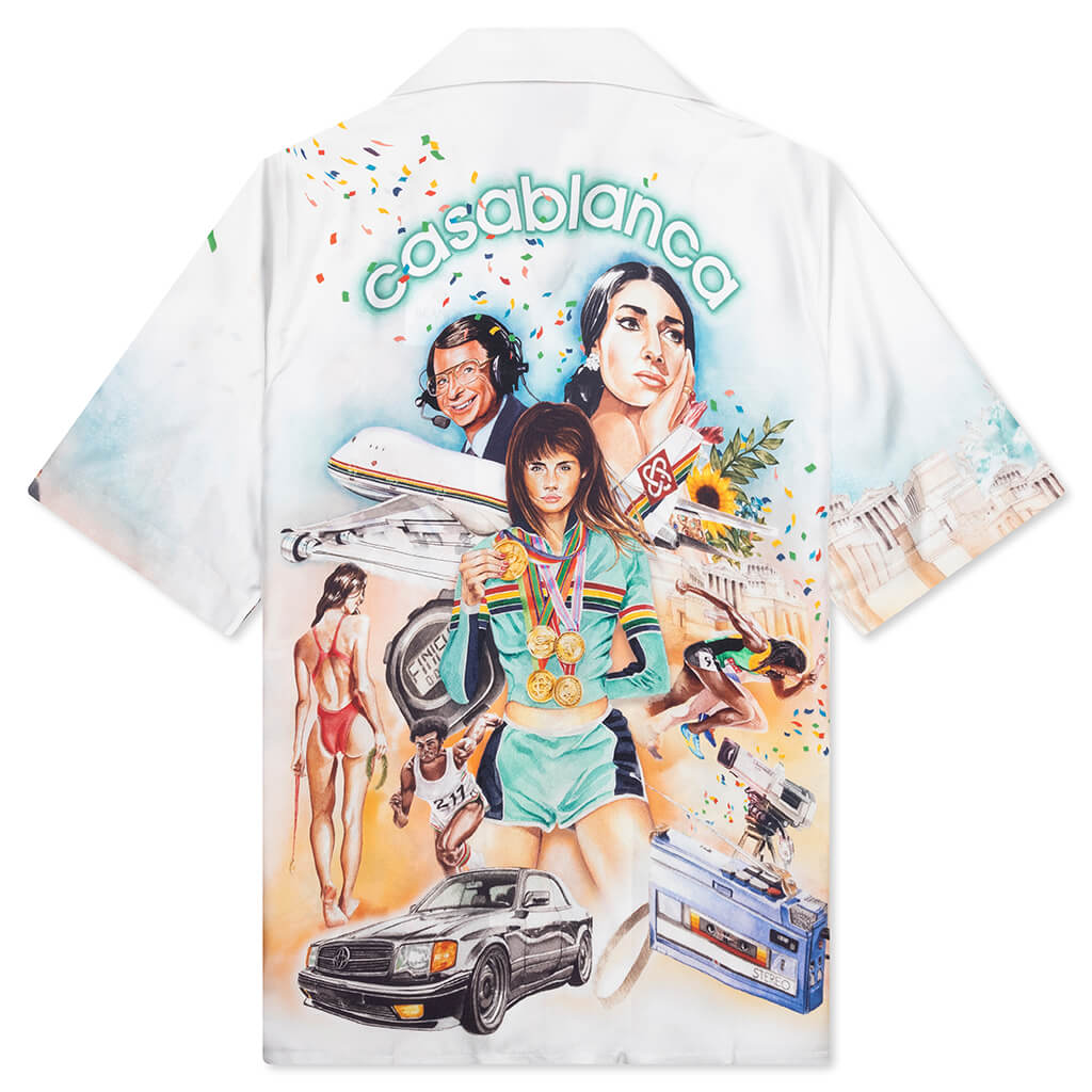 Celebration Du Sport S/S Cuban Collar Shirt - Multi - Image 2