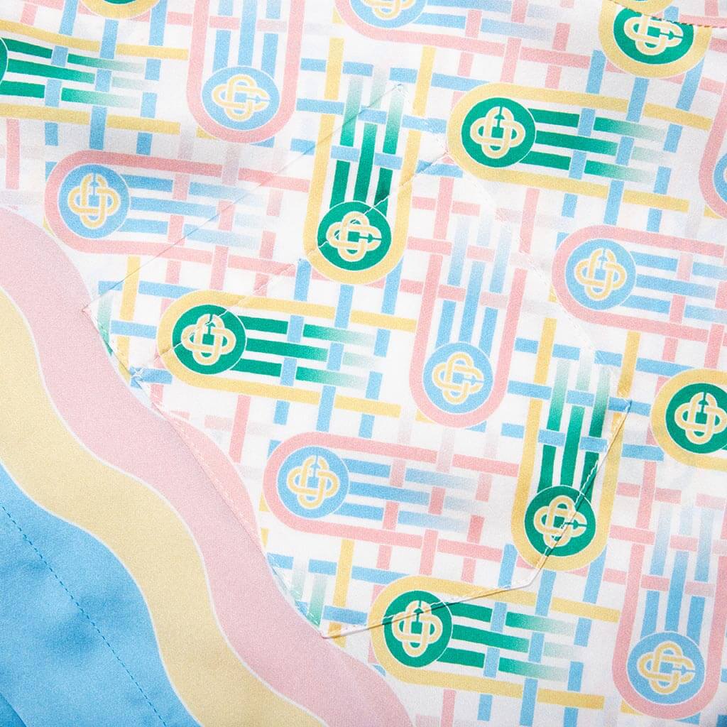 Cuban Collar S/S Shirt - Ping Pong Print - Image 5