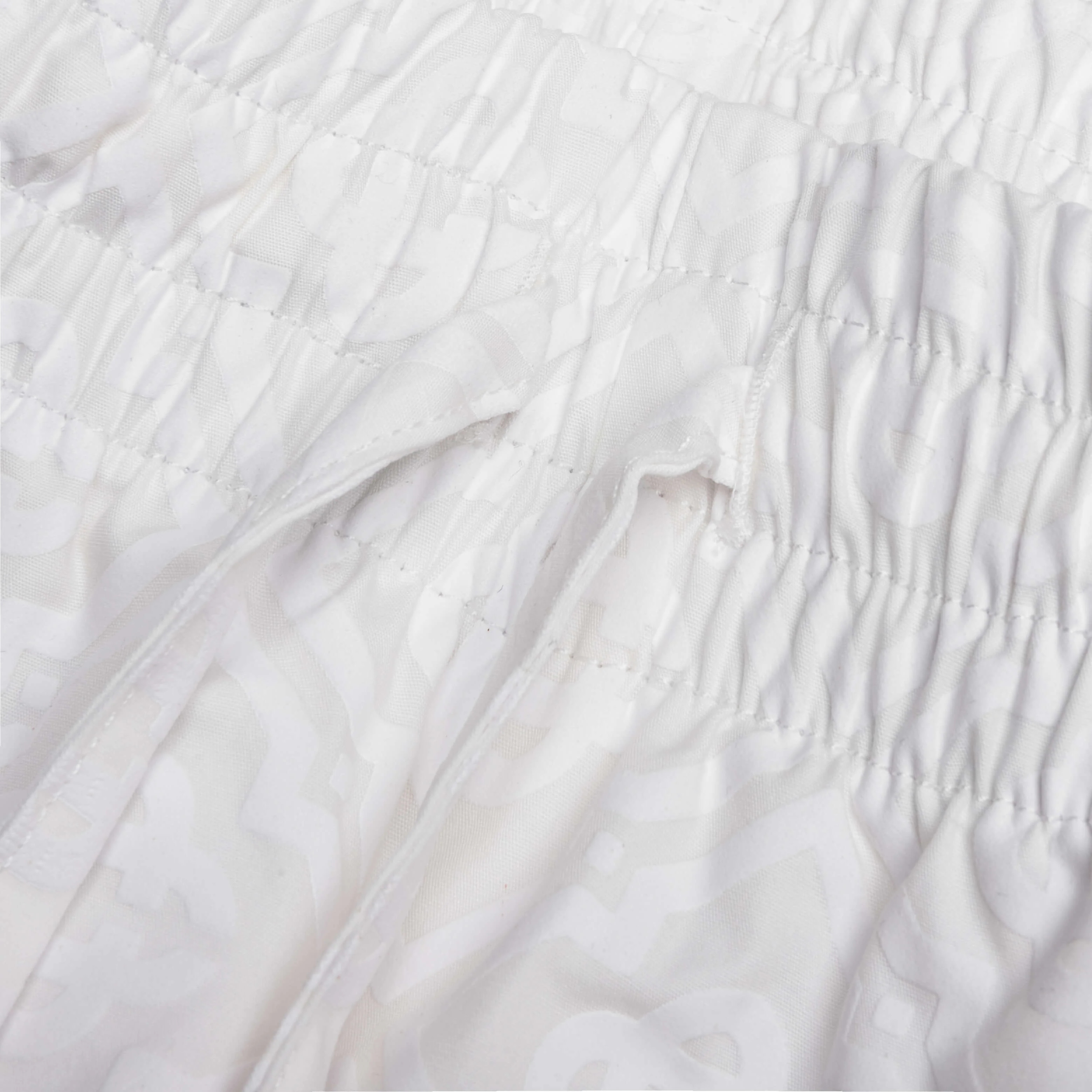 Drawstring Shorts - White - Image 3