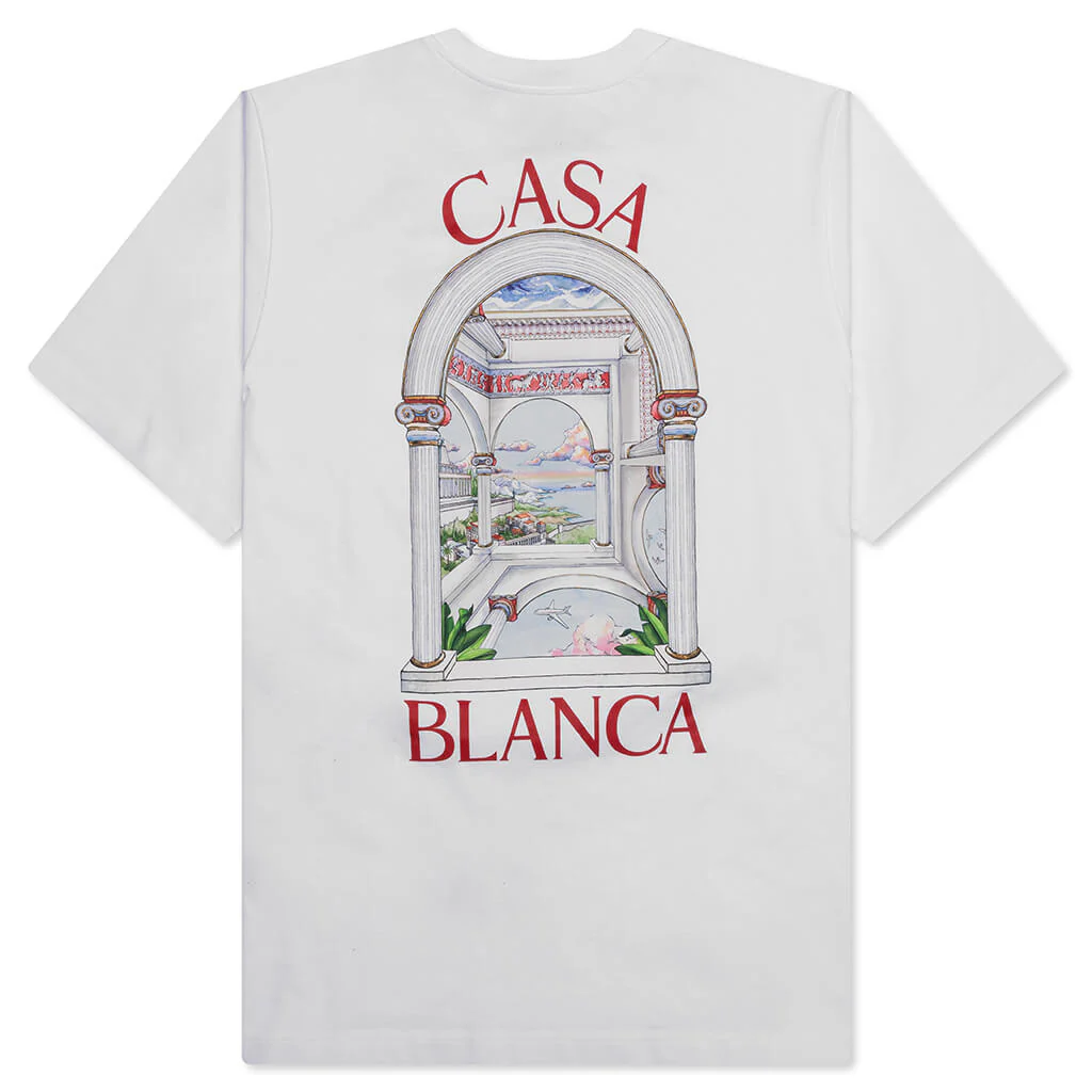 Le Passage Printed T-Shirt - White - Image 2