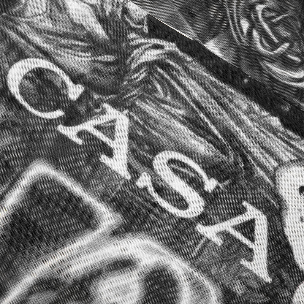 Rave Collage S/S Mesh T-Shirt - Black/White - Image 4