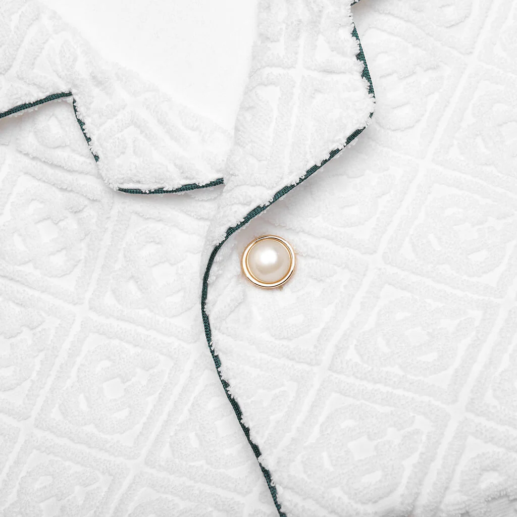 Open Collar Shirt - Off White - Image 4