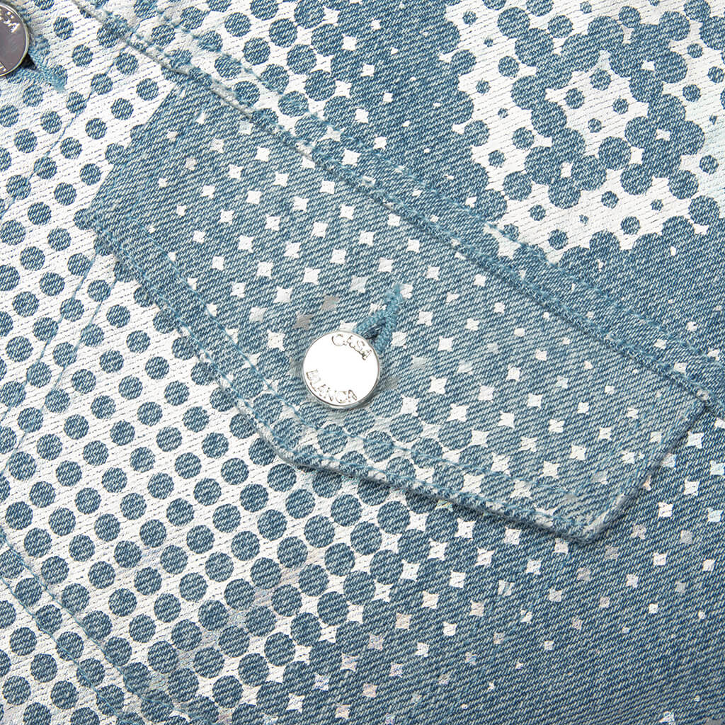 Pearlescent Monogram Denim Jacket - Pearlescent - Image 3