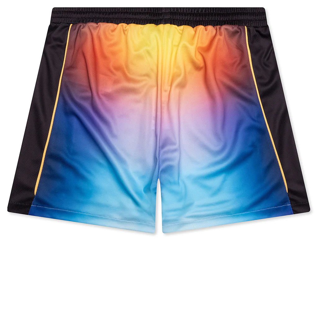 Printed Football Shorts - Gradient - Image 2