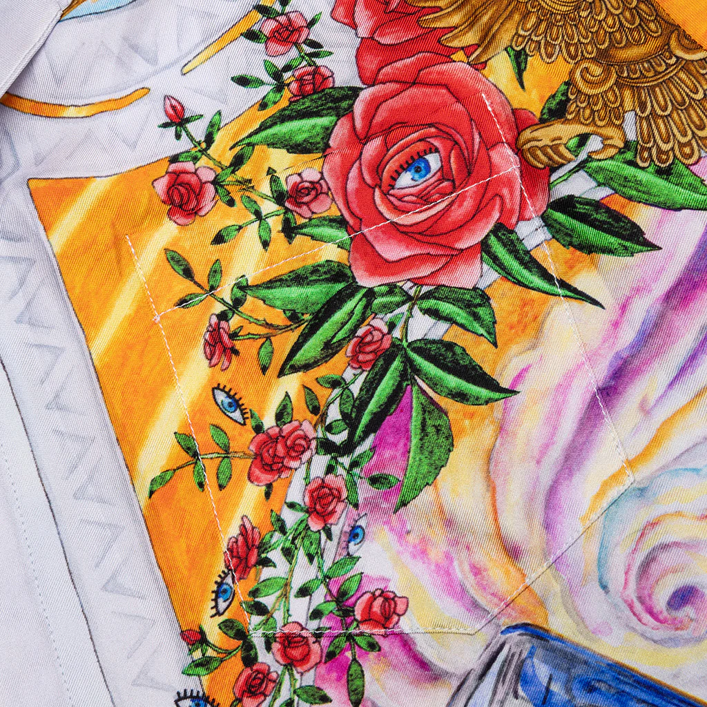 Short Sleeve Cuban Collar Shirt - A Tournade De Rose - Image 5