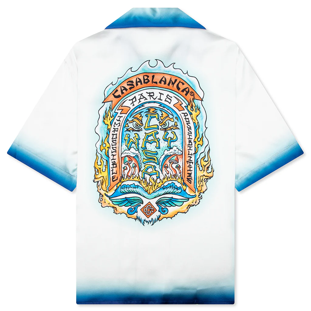 Short Sleeve Cuban Collar Shirt - Casa Skate Way - Image 2