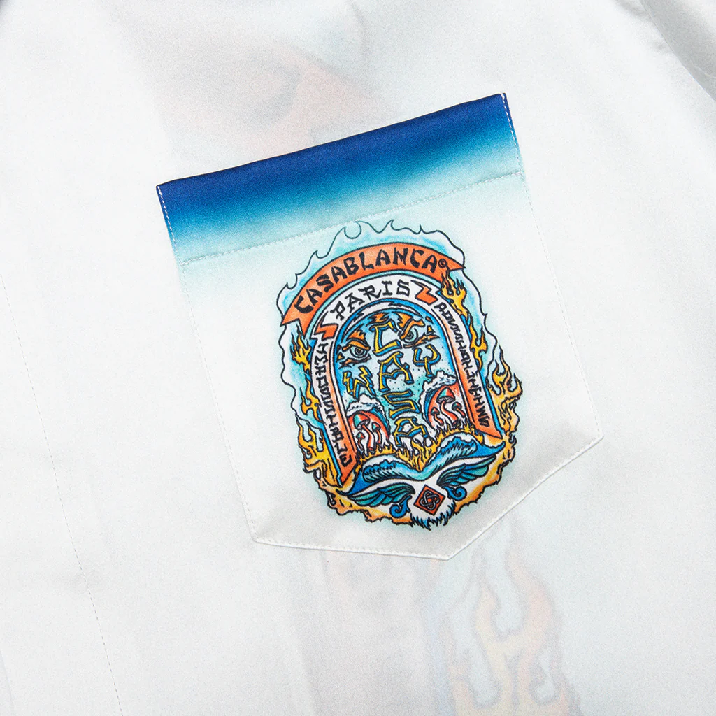 Short Sleeve Cuban Collar Shirt - Casa Skate Way - Image 4