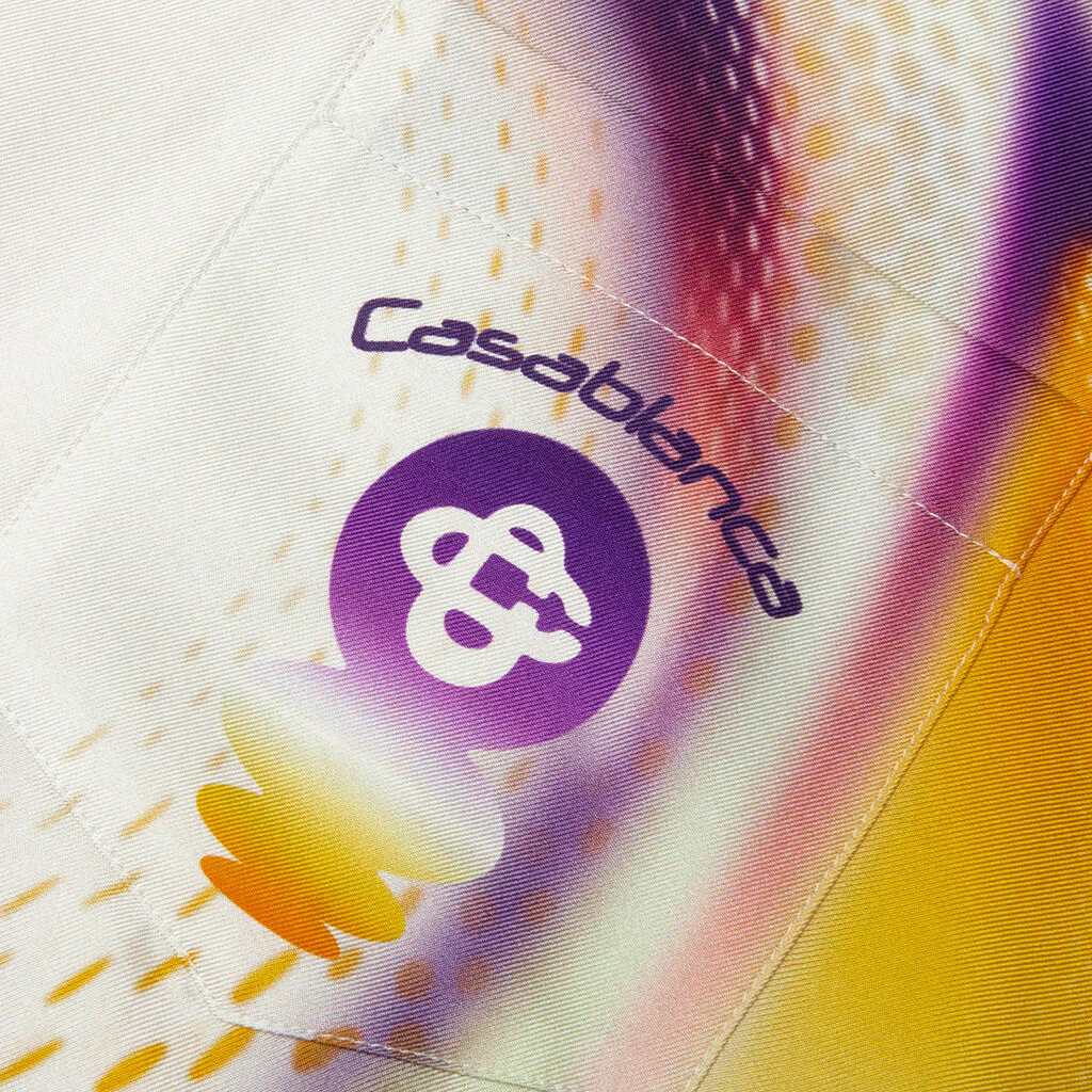 Sporchid S/S Silk Shirt - White Sporchid - Image 3