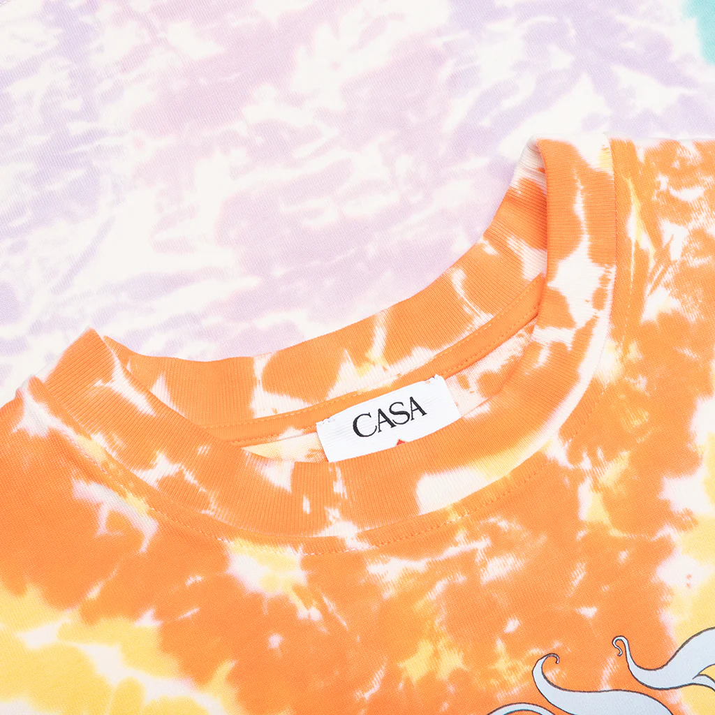 Surf Trip Printed Oversized T-Shirt - Tie Dye - Image 3