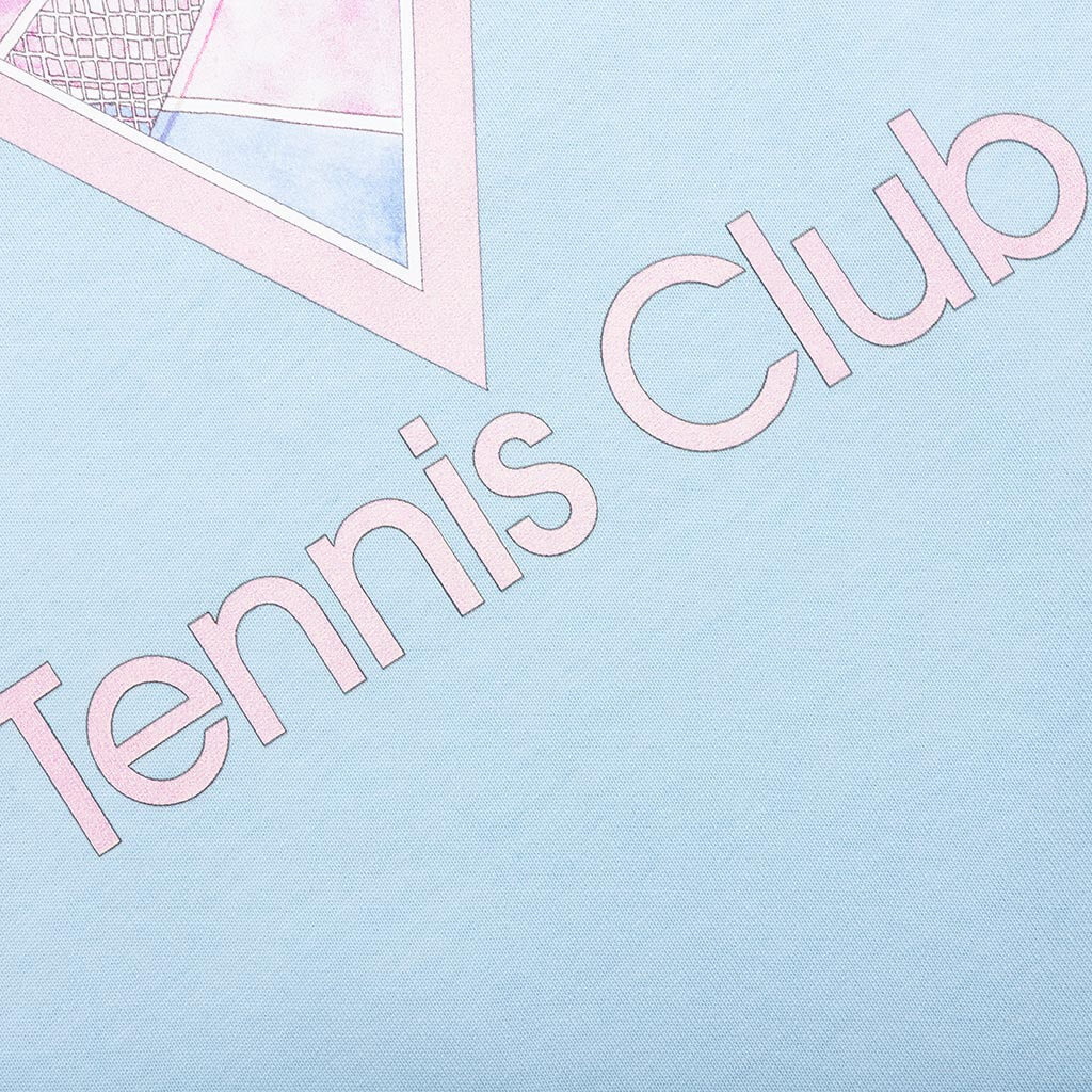 Tennis Club Icon Tee - Pale Blue - Image 3