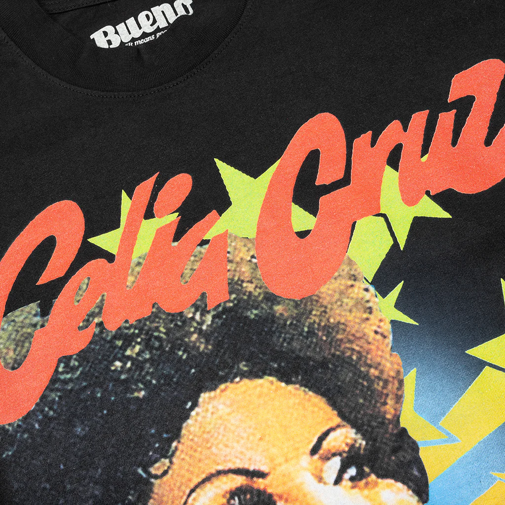 Celia Cruz S/S Tee - Black - Image 3