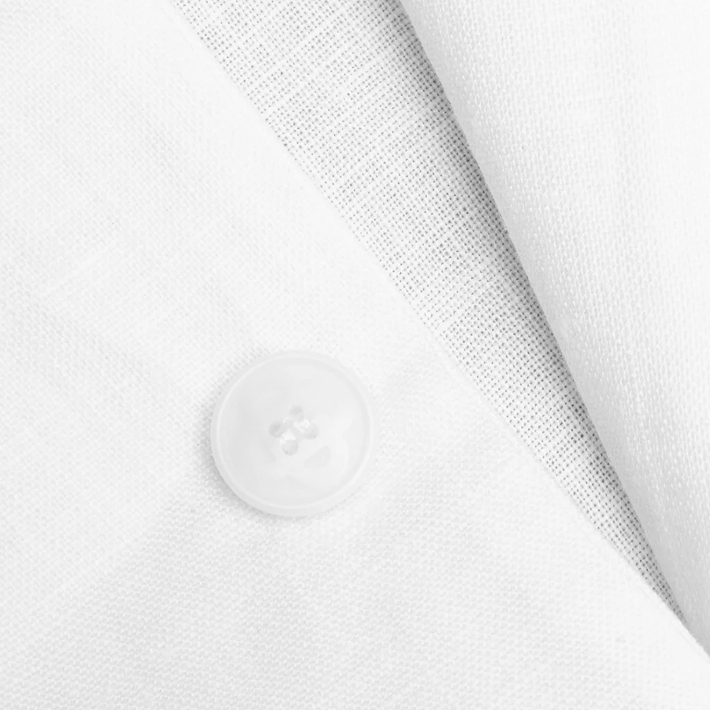 Chainstitch Embroidered Graphic Linen Shirt - Le Fil De La Musique - Image 5