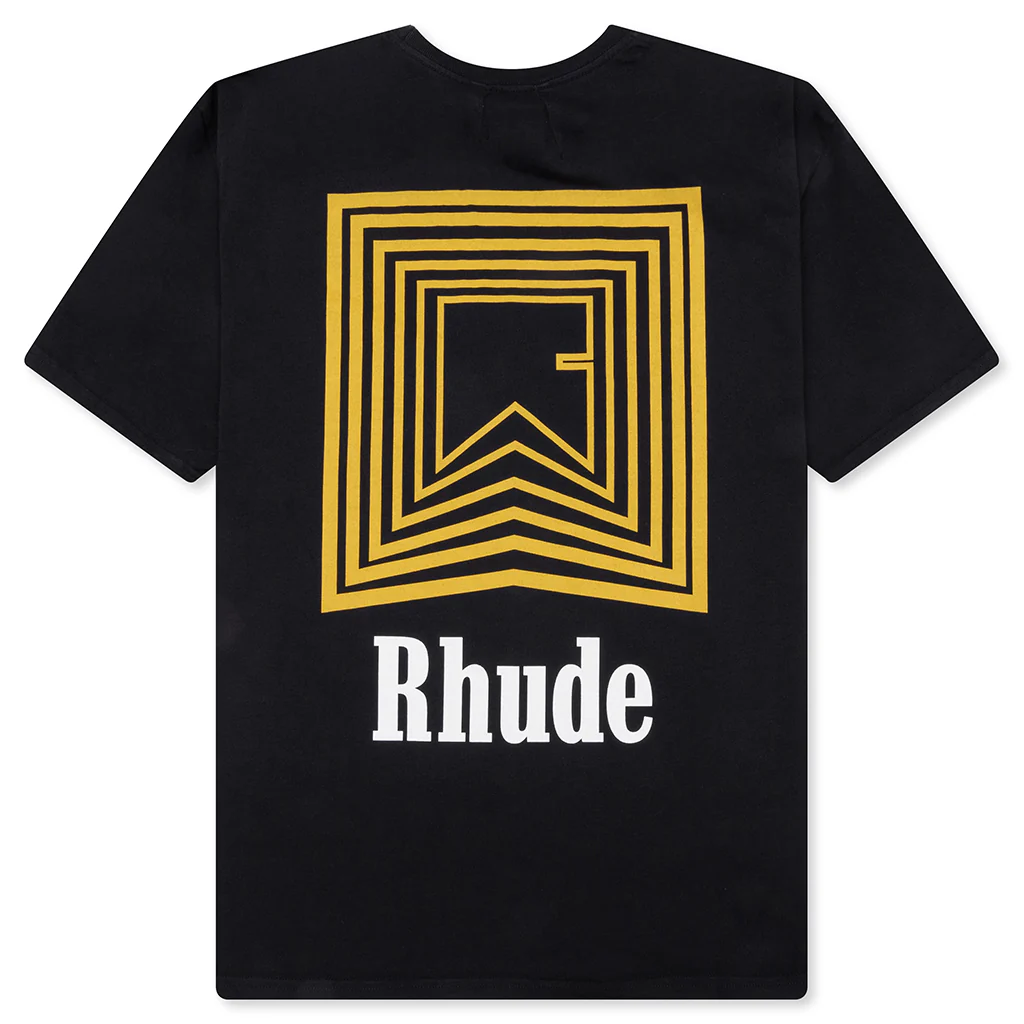 Chevron Logo Repeat Tee - Vintage Black - Image 2