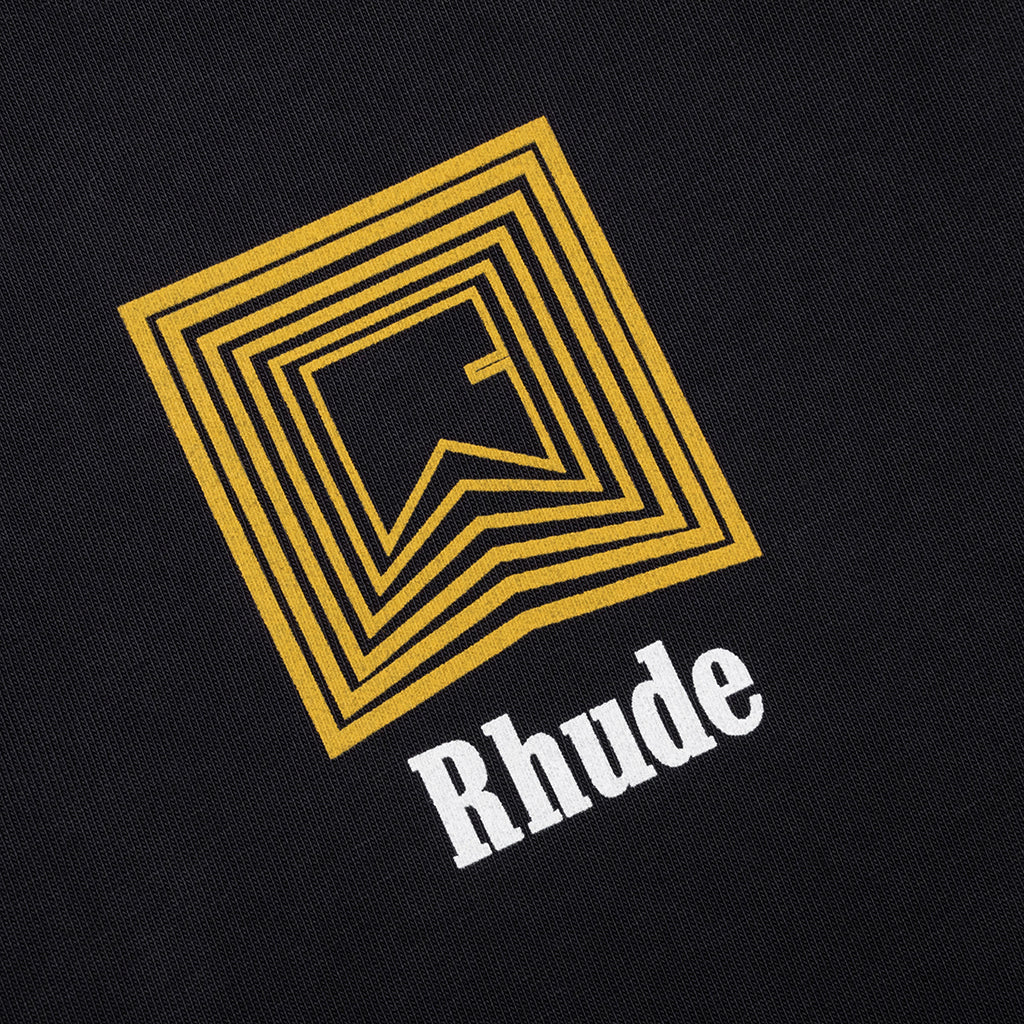 Chevron Logo Repeat Tee - Vintage Black - Image 3