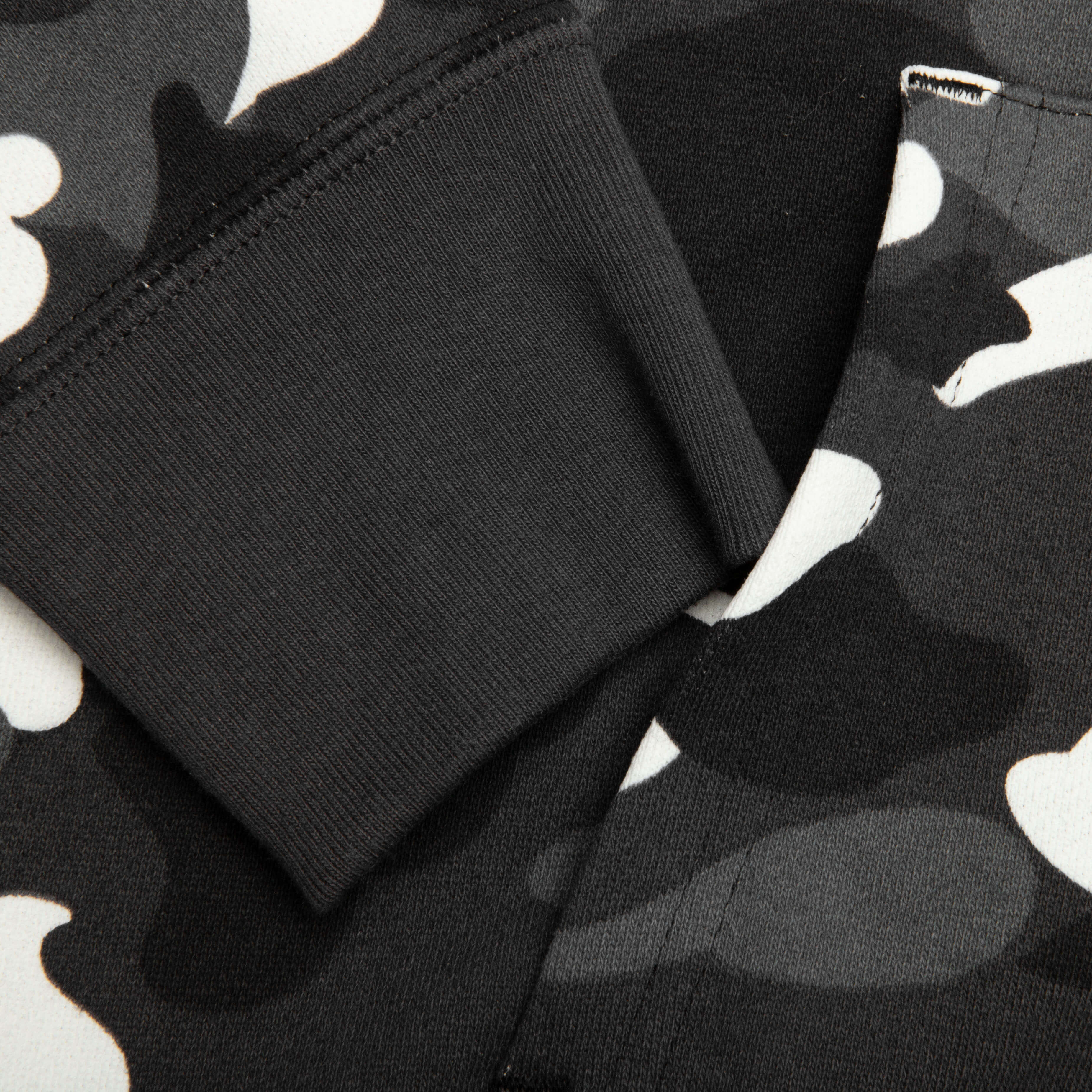 City Camo Shark Full Zip Hoodie - Black - Image 4