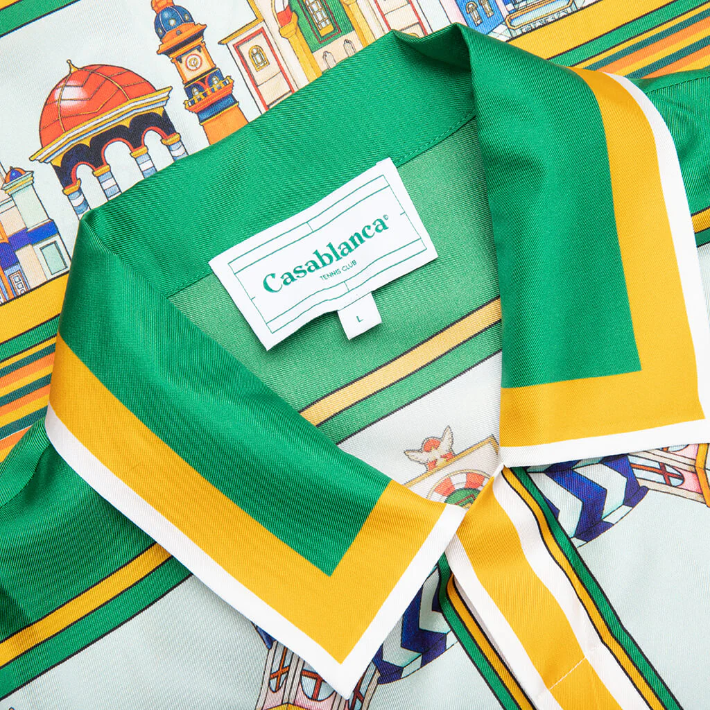 Cityscape Silk Twill Shirt - Multi - Image 3