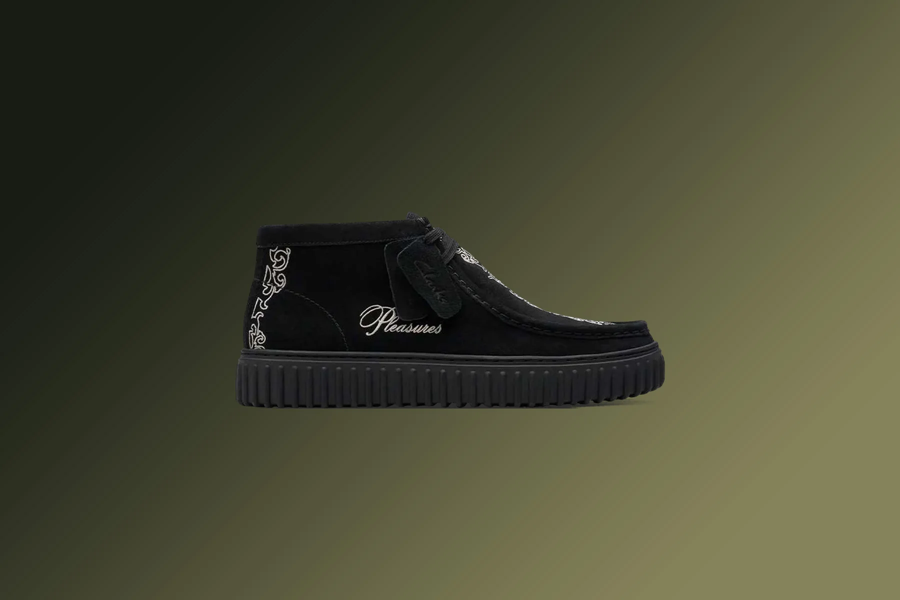 Clarks x Pleasures Torhill Woven - Black - Image 5