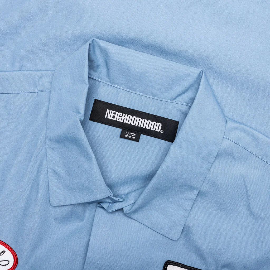 Classic S/S Work Shirt - Blue - Image 3