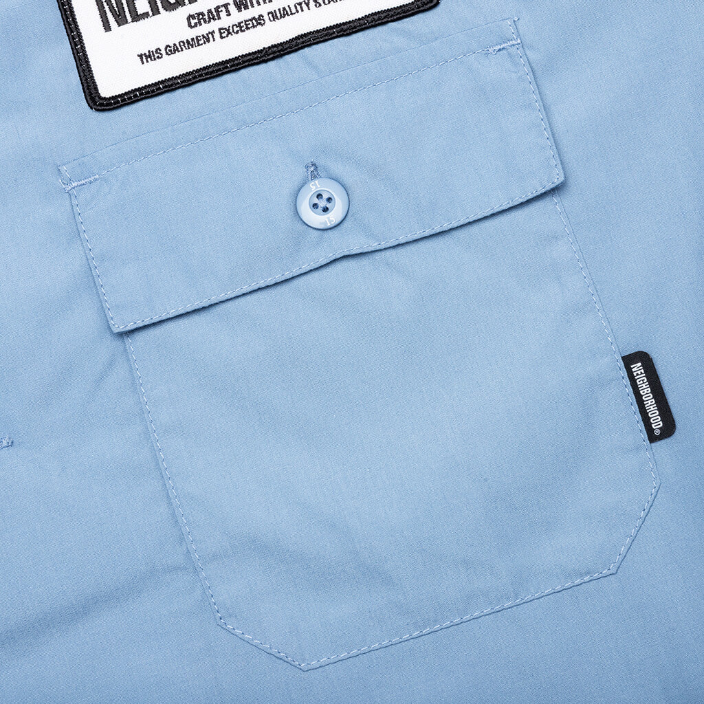 Classic S/S Work Shirt - Blue - Image 4