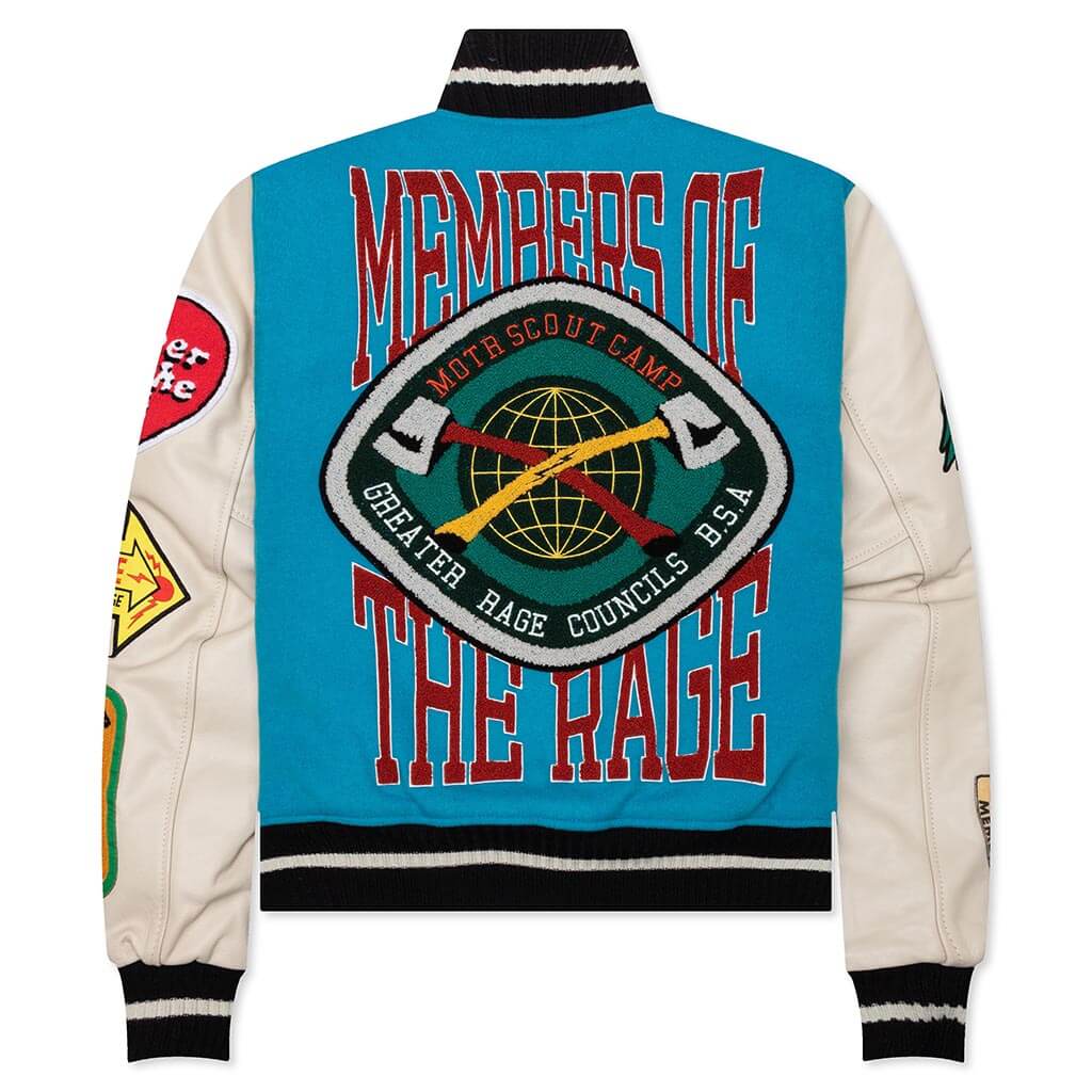 Classic Varsity Jacket - Algers Blue - Image 2