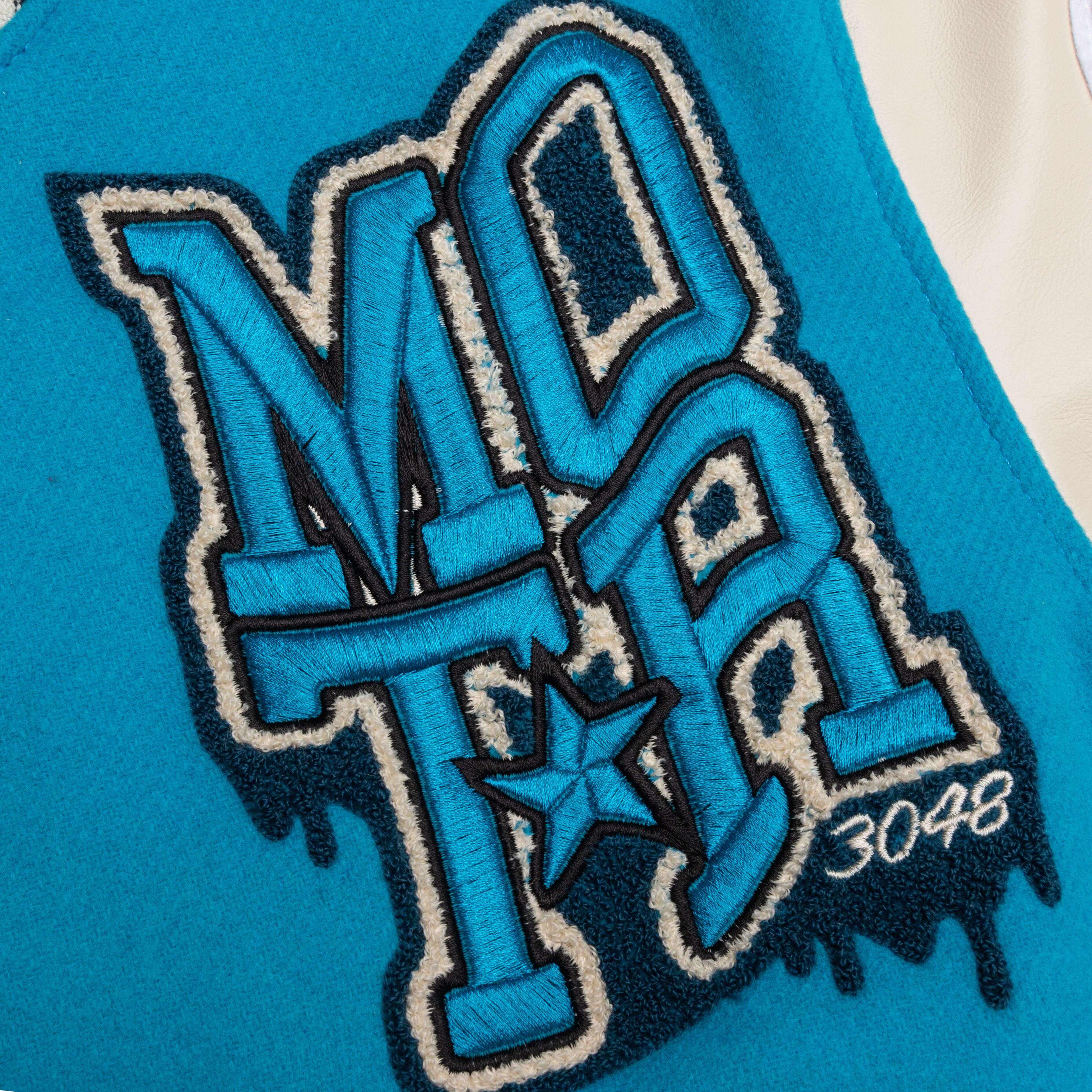 Classic Varsity Jacket - Algers Blue - Image 3