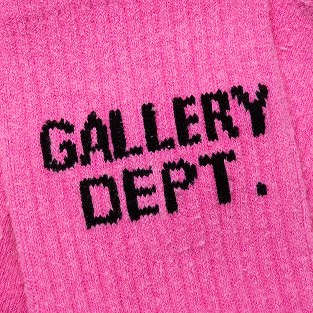 Clean Socks - Fluorescent Pink - Image 2