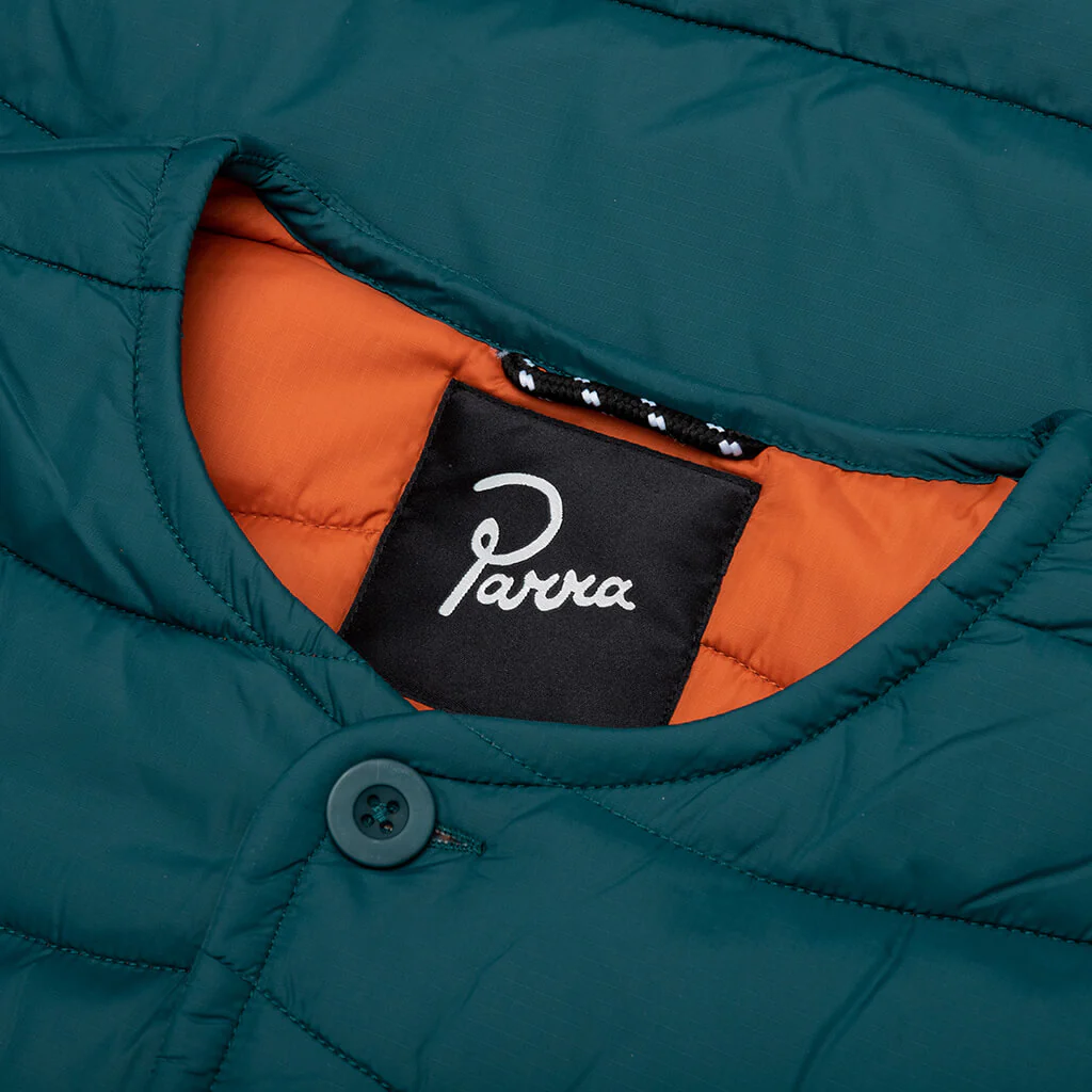 Colored Landscaped Jacket - Deep Sea Green - Image 3