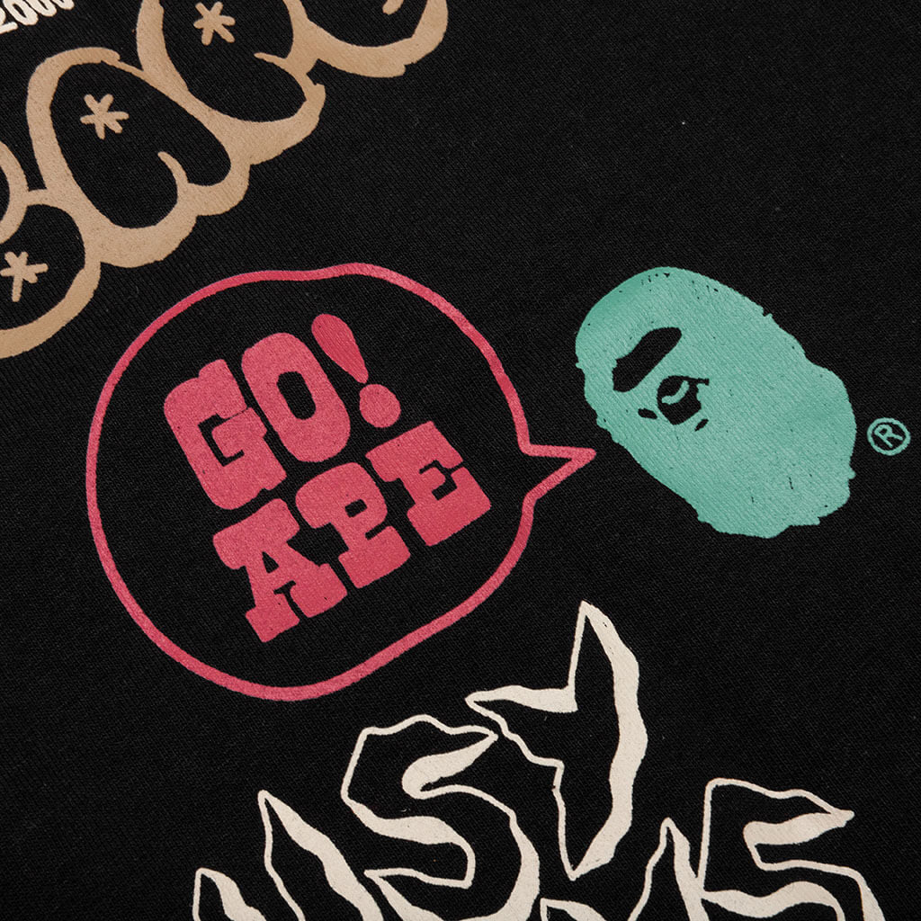 Colors Bape Graffiti Tee - Black - Image 4