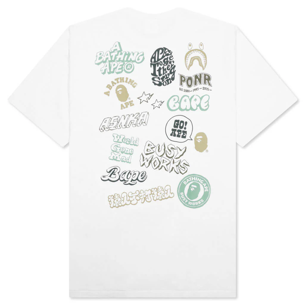Colors Bape Graffiti Tee - White - Image 2