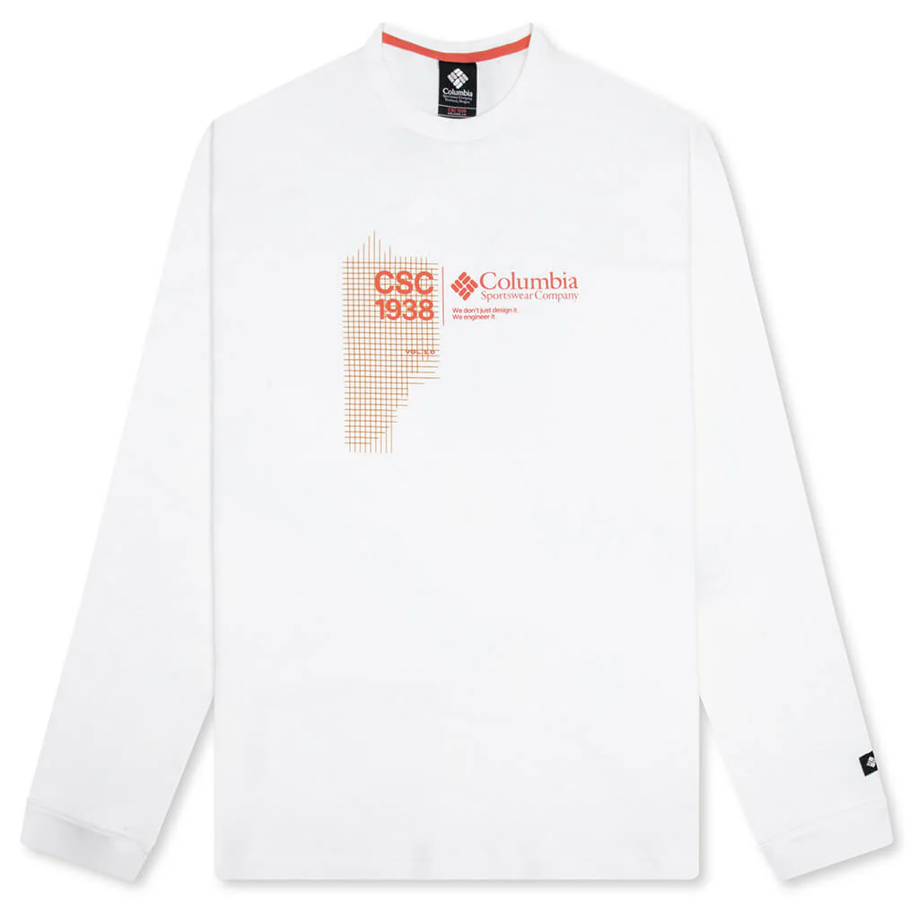 CSC 1938 V1 L/S Tee - Sea Salt