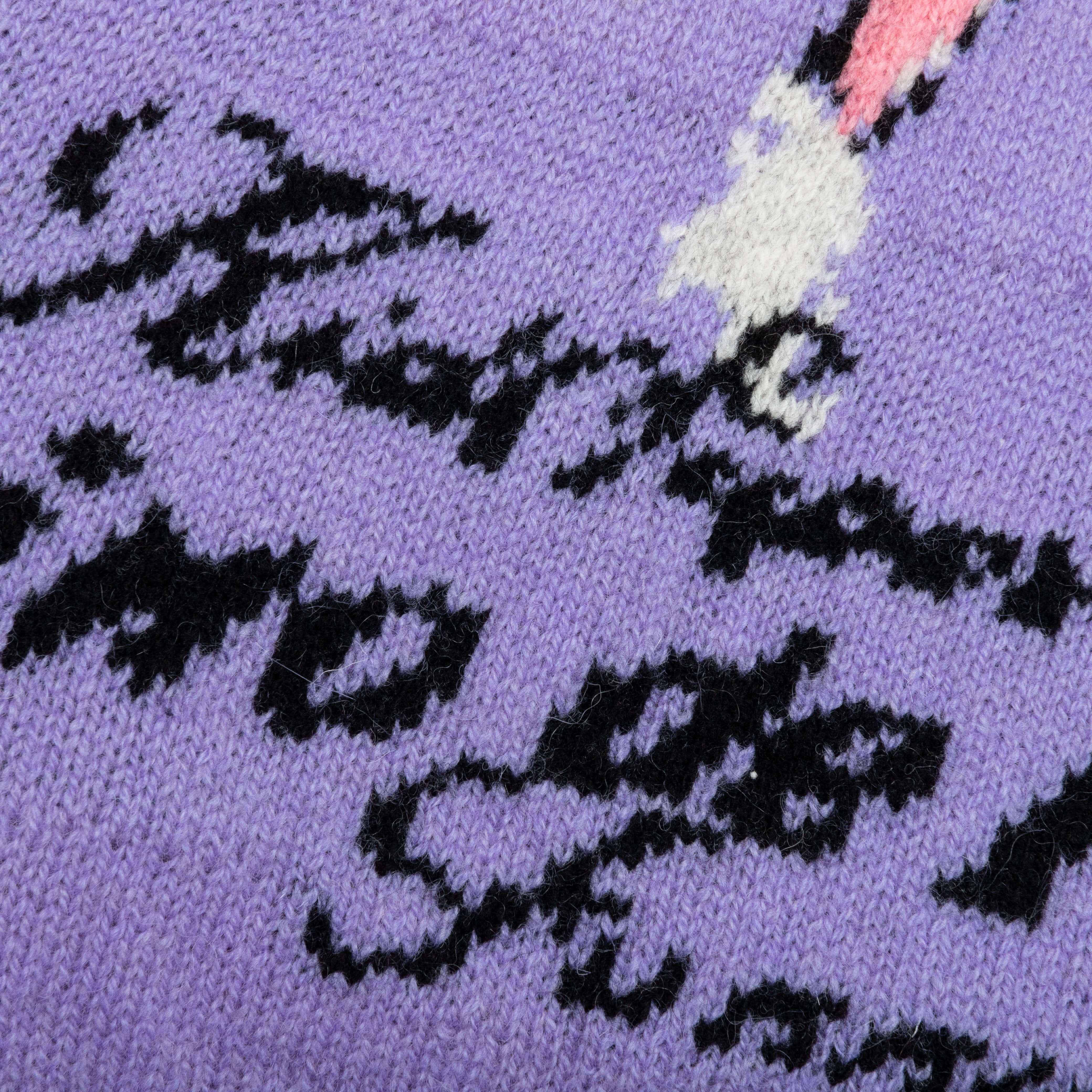 Comedie de KidSuper Sweater - Purple - Image 4