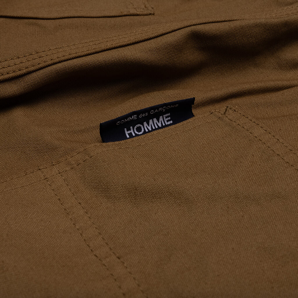 Elasticated Waist Utility Shorts - Beige - Image 4