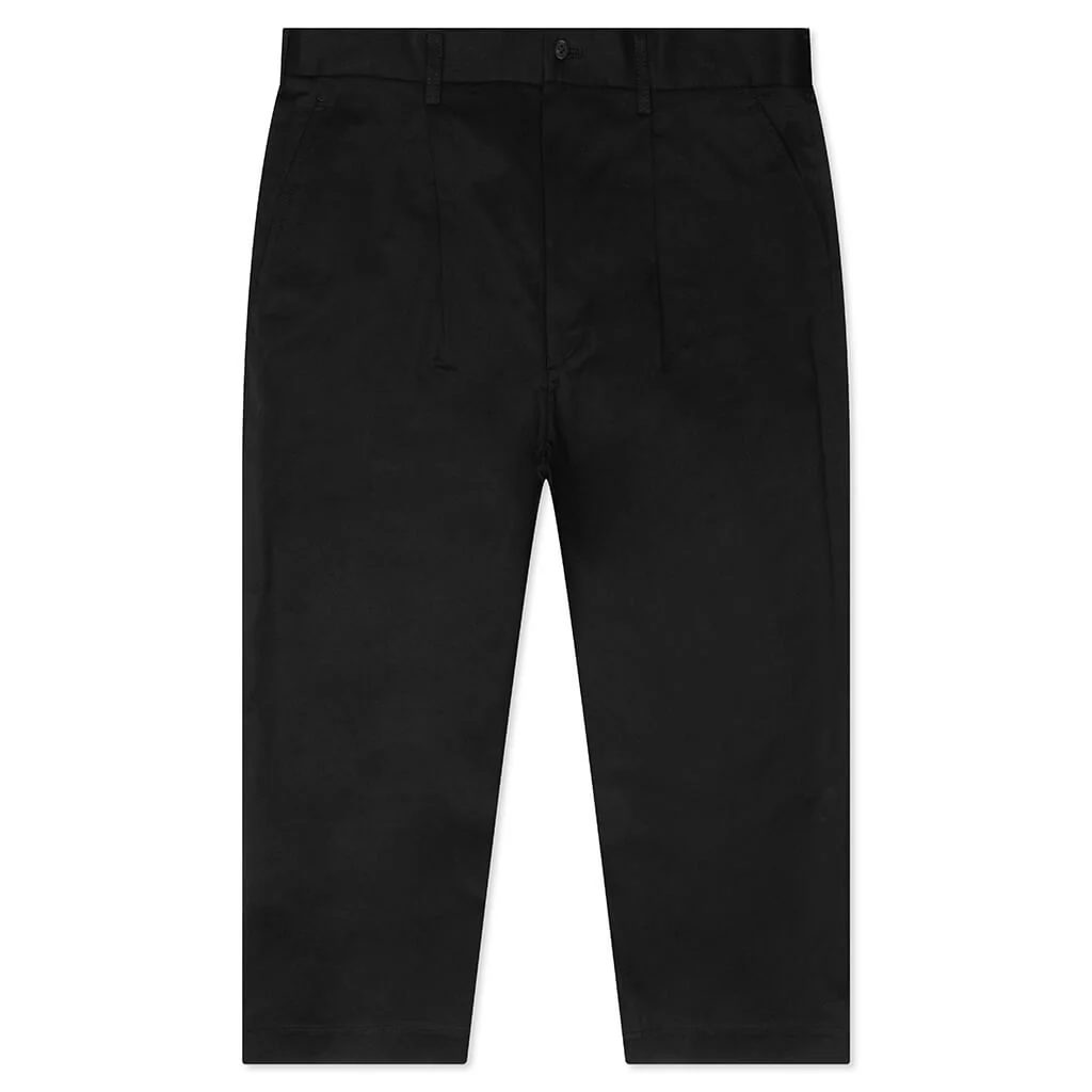 Cotton Chino Pants - Black