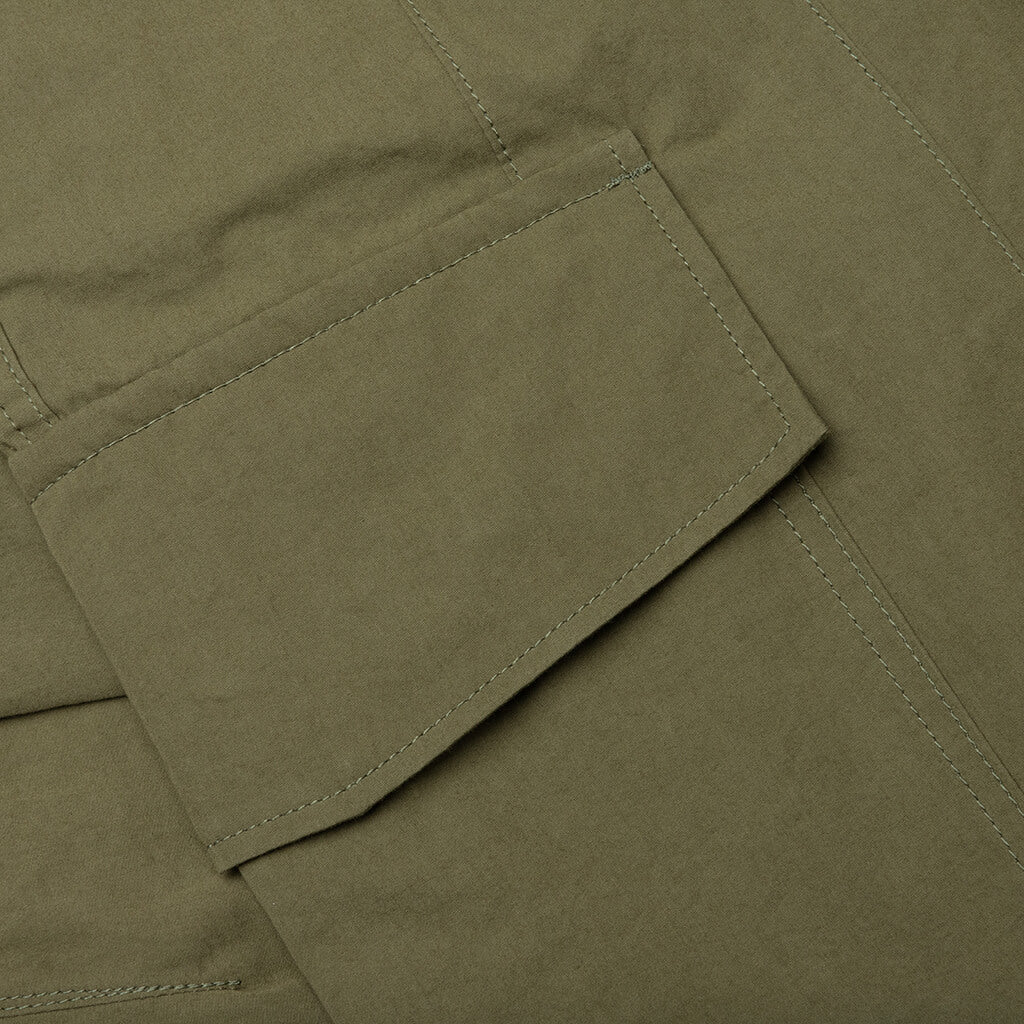 Compact Cotton Cargo Pants - Khaki - Image 5