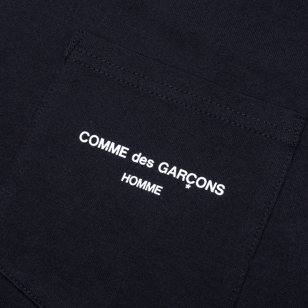 Pocket Logo L/S T-Shirt - Black - Image 3